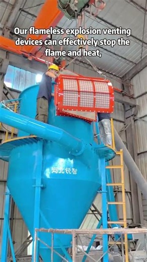 Explosion protection measures for industrial dust #aluminum #explosion #safetyfirst #dust#industrial