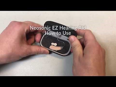 Neosonic EZ Hearing Aid How to Use