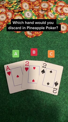 Have you ever played Pineapple Poker? #Poker #Pineapple #PokerTikTok #PokerNight