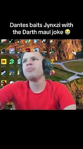 Dantes baits Jynxzi with the Darth maul joke 😭@Jynxzi #fyp #jynxzi #twitch #funny