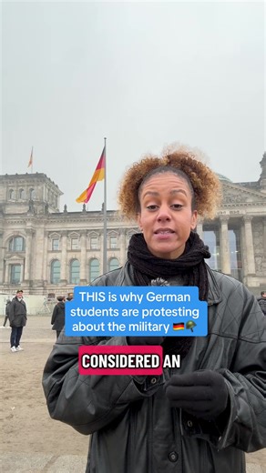 What’s military service like where you live? #dwberlinfresh #germany #studentprotest #military