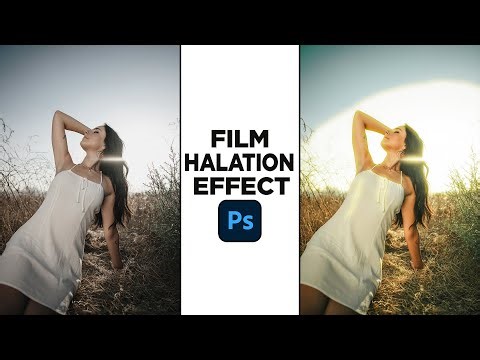 Photoshop Portrait Editing | Film Halation Effect in Photoshop