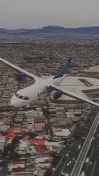 ATR 72 Squadron Altitude Callouts Over Urban Landscape #aviation #simulation