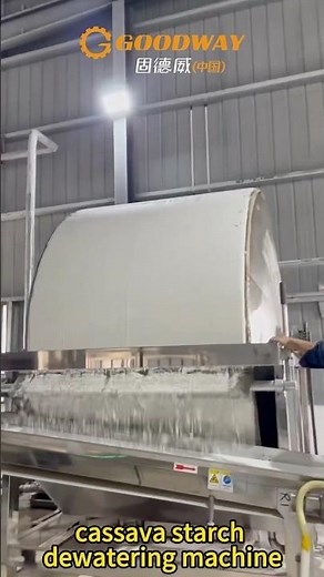 Cassava starch dewatering machine vacuum filter dehydrator