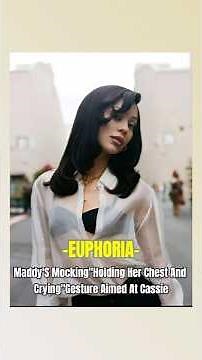Did you notice Maddy’s mocking “holding her chest and crying” gesture aimed at Cassie?#euphoria
