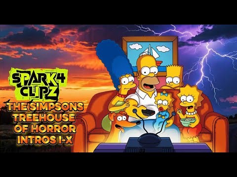 The Simpsons Treehouse of Horror Intros 1-10!