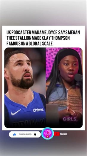 🇬🇧 PODCASTER: “MEGAN THEE STALLION MADE KLAY A GLOBAL STAR #shorts #megan #fyp #trending #viral