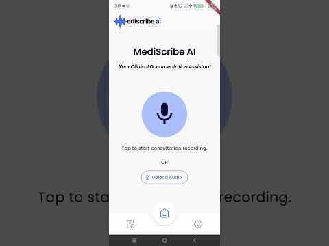 MediScribe AI App Demonstration