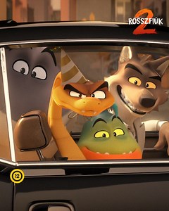 Rosszfiúk 2. magyarul beszélő amerikai animációs vígjáték, 104 perc, 2025 🔴 https://www.cinemis.hu/film/rosszfiuk-2/ | Uránia-Béke Art Mozi Miskolc