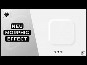 How to Create Neumorphic (Soft UI) Effect or Style| Fine studio