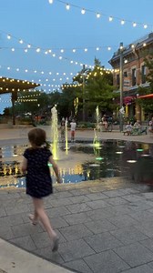 1.7K views · 70 reactions | It's quite the green and gold show Downtown! Have you seen the splash pad lit up at night? Come down during CSU's Ram Welcome Week to check out the green and gold lights in the splash pad after dark!  #DowntownFortCollins #SplashPad #CSURams #RamWelcome #FortCollins #GreenAndGold | Downtown Fort Collins | Facebook