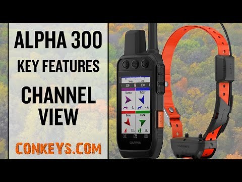 NEW Garmin Alpha 300 Features - Channel View