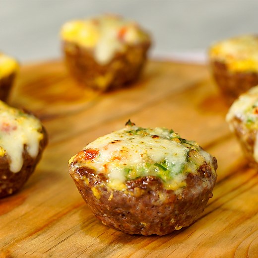 245K views · 2.1K reactions | Start your morning with a protein-packed and completely breadless muffin made with ground beef, egg and loads of flavor. | Tastemade | Facebook