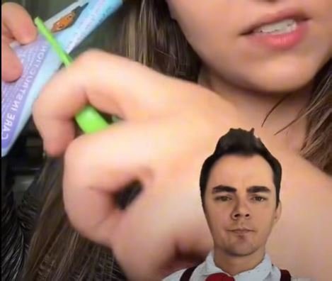 Magic scissors in action