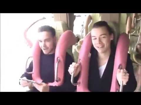 One Direction answer questions on a Roller Coaster (Full)