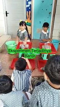 Flood Experiment for Preschool/Kindergarten Children
