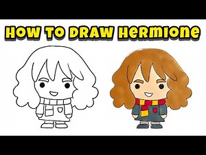 Masterclass: How to Draw Hermione Jean Granger from Harry Potter in Cartoon Style