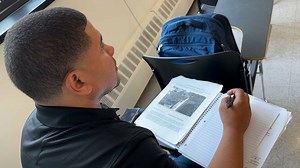 Two decades later, a student returns to class at CUNY