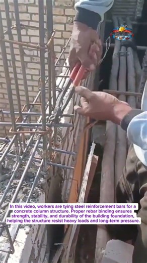 Watch This Before Building a Column! Strong Rebar Tying Technique