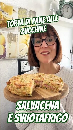 BREAD AND ZUCCHINI CAKE: THE DINNER-SAVING IDEA READY IN 10 MINUTES!