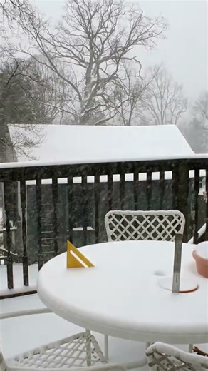 Time lapse #snow #snowstorm #snowday