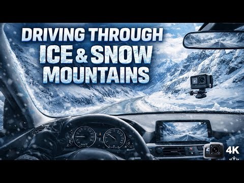 Driving Through Ice & Snow Mountains of Austria ❄️ | GoPro POV Scenic Winter Drive