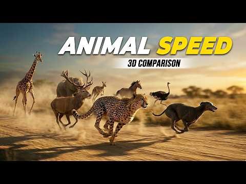 Fastest Animals Ranked | Cheetah vs Tiger vs Dog