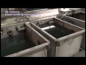 QPQ Salt Bath Liquid Nitriding Nitrocarburizing Furnace For AISI4330 Bolt AISI4130 Shaft