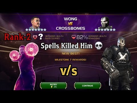 Coliseum CrossBones vs Wong || Week 3 Coliseum boss gets destroyed || #mcoc #Coliseum