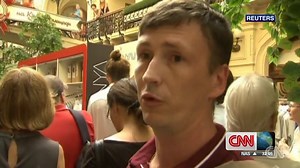 Putin t-shirts are a hot seller in Moscow