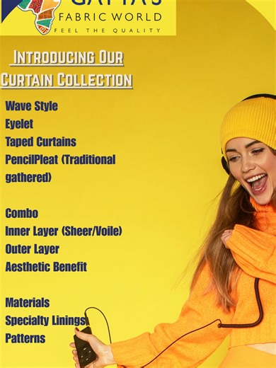 Frame your view with perfection. From heavy, luxurious curtaining to delicate, airy lace, we have the perfect layer for every room. Elevate your windows today. Contact us 📲Cell: 27 78 678 6191 | 78 678 6161 📩Email: gattasfabrics@gmail.com 💻Website: www.gattasfabricworld.co.za 📍Address: 8 Bazaar street, Marabastad, Pretoria #InteriorDesign #HomeDecor #Curtains #LaceCurtains #WindowDressing #HomeStyling #InteriorInspo