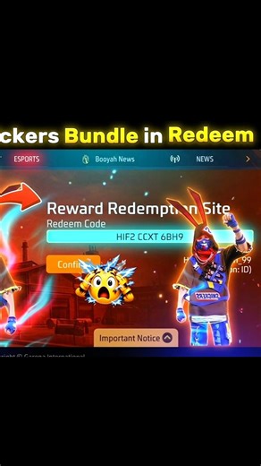 Free Snickers Bundle In Redeem Code 🤯😍 #shorts #freefire