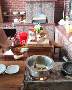 122K views · 7.4K reactions | Tiny Aloo Puri in Moderd Mini Kitchen | Tiny Cooking | Mini Kitchen | Mini Kitchen | Facebook