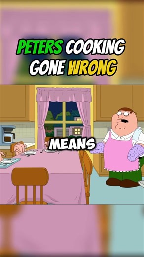 Peters Cooking Gone Wrong 💀 #familyguy #familyguyshorts #cartoon #funnyshorts #petergriffin