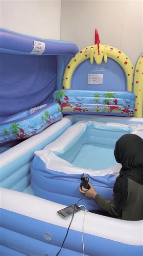 Fountain swimming pool Inflatable double-layer for gardens, hotels, beaches, camping, and picnics