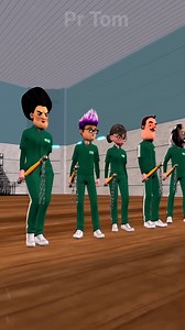 19K views · 257 reactions | Squid Game 3 Squid Game Challenges _ Clackers Drum Clackers Level Max 5 Times Challenge #funny #animation #scary #comedy | Pr Tom | Facebook