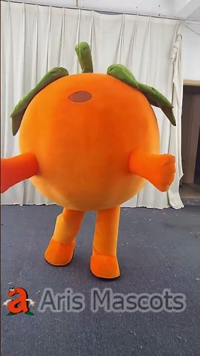 Inflatable Orange Costume Fruit Blow Up Suit
