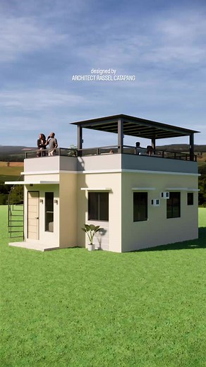 Aesthetic 5x7.5m 2-Bedroom Tiny House | Modern Design