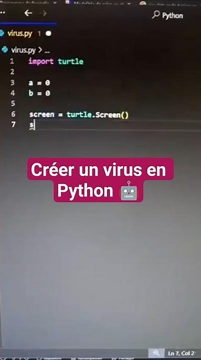 How to create a virus in Python #python #programming #coding