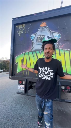 Yonex Jones on Instagram: "Just filled out my lil job application for @mrbeast 🤯 🤞 #TANKSHIT 💩📦🚛 #TANKSHITBOXTRUCK"