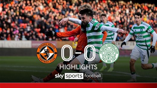 Dundee United 0-0 Celtic | Scottish Premiership highlights