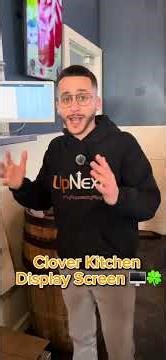 Clover POS - Sit Down Restaurant Clover POS Walkthrough - Kitchen Display Screen & Clover Solo