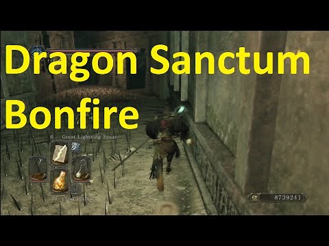 Dragon Sanctum Bonfire Location Dark Souls 2 DLC