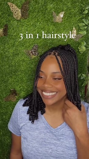 3 in 1 Flip Over Fulani Bob: Stylish and Versatile