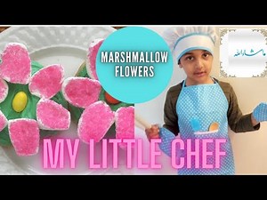 How to Decorate Marshmallow Flower Cookies || My Little Chef