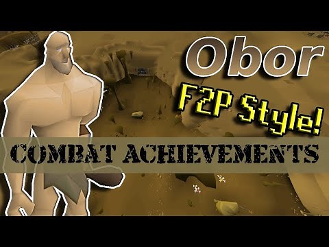 OSRS F2P Obor guide: Combat Achievements