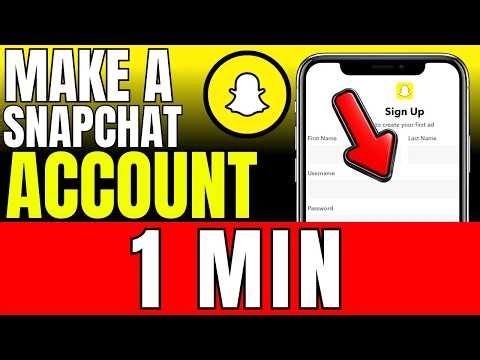 How To Make A Snapchat Account 2026 (Fast And Easy)