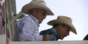 Three generations of Barrett Family in Buffalo Bill Rodeo