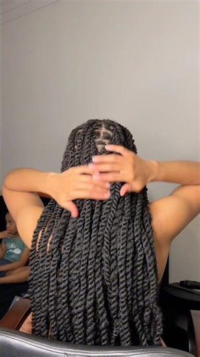Marley Twists Over Locs Tutorial #shorts #locstyles #shortvideo #marleytwists