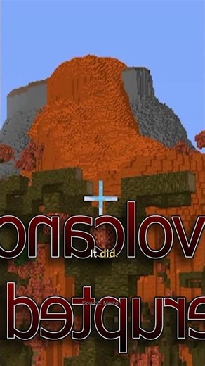 🔥 Volcano Eruption & Bear Attack We Survived It All #minecraft #minecraftshorts #minecraftgameplay